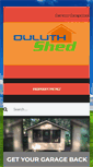 Mobile Screenshot of duluthshed.com